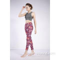 Ladies Lucky Printed High Waist High Elastic leggings